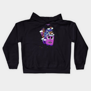 Doodles in the sky Kids Hoodie